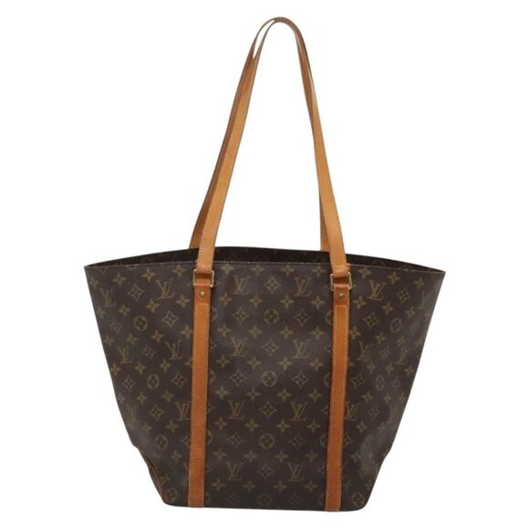 LOUIS VUITTON Monogram Sac Shopping Tote Bag LV Auth - Picture 3 of 16
